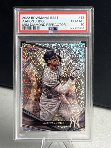 2022 Bowman's Best - Aaron Judge #33 Mini-Diamond Refractor /299