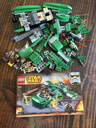 LEGO Star Wars Set 75091 Flash Speeder Minifigures & Instructions