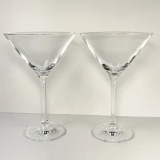 Schott Zwiesel Clear Crystal Martini Glasses Set Of 2- 7”