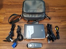 HP SB21 DLP Digital Projector Complete With Cables, Remote And Case EXCELLENT