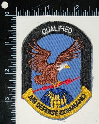 USAF US Air Force Air Defense Command Qualified Patch