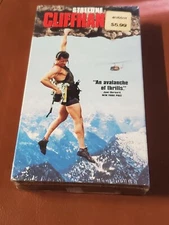 FACTORY Sealed Cliffhanger VHS Rare watermark video tape Sylvester Stallone NOS