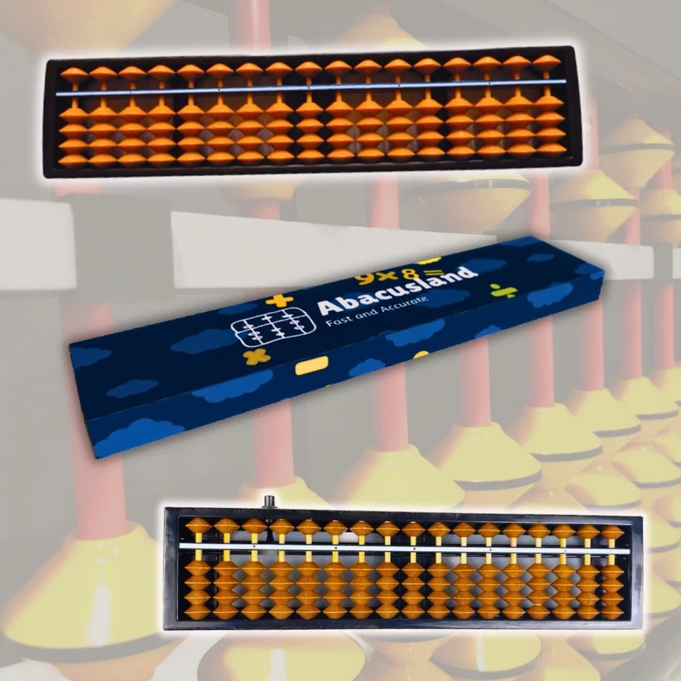 17-значные стержни автоматическая очистка кнопка абакус японский соробан с упаковкой - Изображение 2 из 4