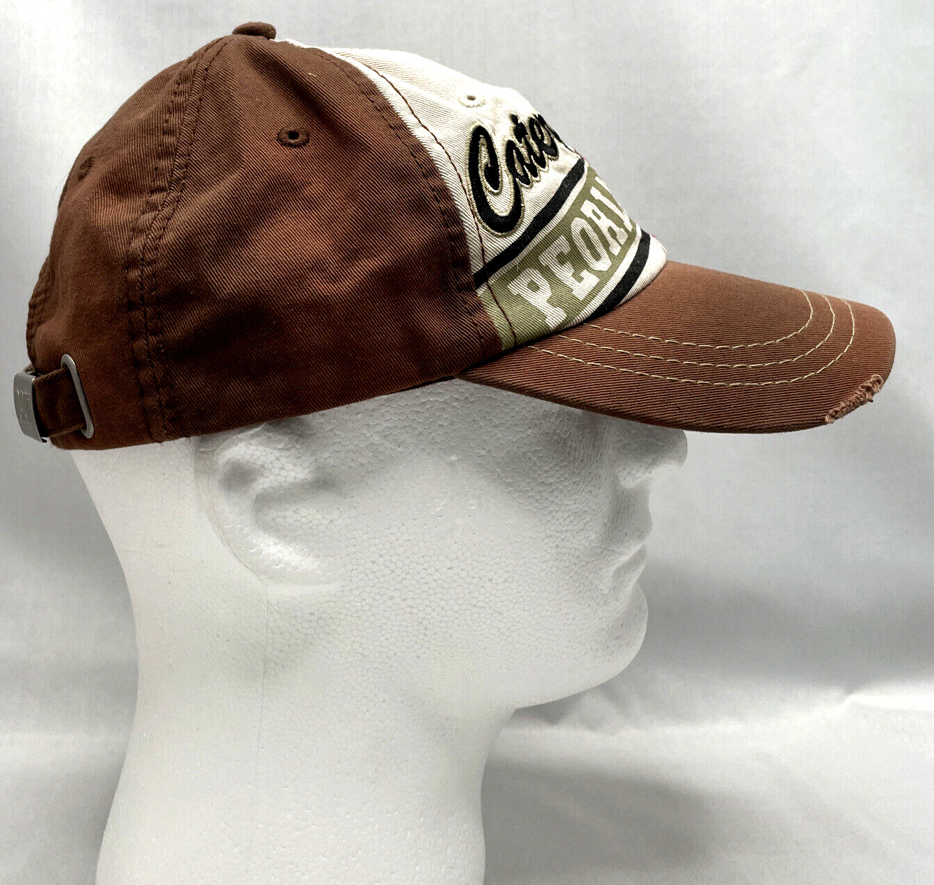 Brown CAT Caterpillar Adjustable Strapback Trucke… - image 6