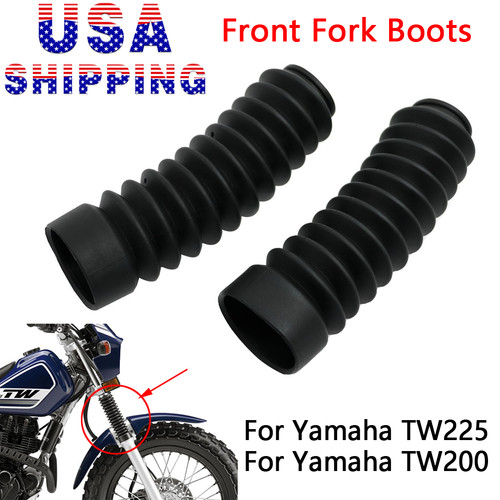 US For Yamaha TW200 TW225 1987-2019 Front Fork Shock Absorber Dust Boots Kit 2PC - Bild 1 von 8