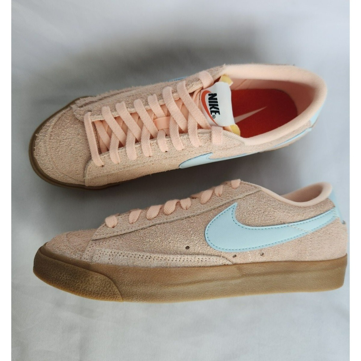 10 WOMEN'S NIKE BLAZER LOW 77 VINTAGE FQ8060-800 CRIMSON