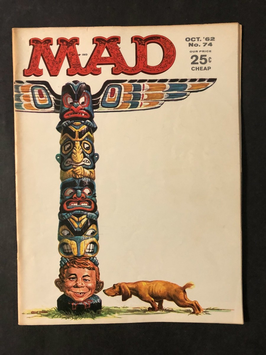 Mad Magazine October 1962 No 74 Totem Pole | eBay