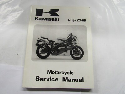 95-97 Kawasaki Ninja ZX-6R Service Repair Manual 99924-1184 95-97 Kawasaki Ninja ZX-6R Service Repair Manual 99924-1184