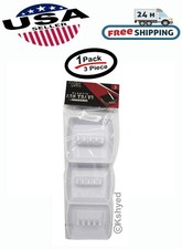 3 PZ (1 Confezione) Posacenere per Sigarette e Sigari Rettangolare Portacenere Plastica Nuovo