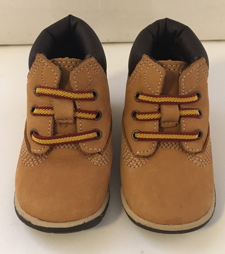 Timberland Wheat Infant Crib Booties 