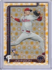 2025 Topps Series 2 - Seth Johnson Value Box Holiday RC #362 - Phillies