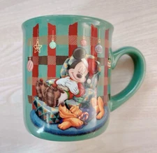 Disneyland Mickey Mouse & Pluto Mug Christmas Tokyo Disney Resort Tokyo Japan