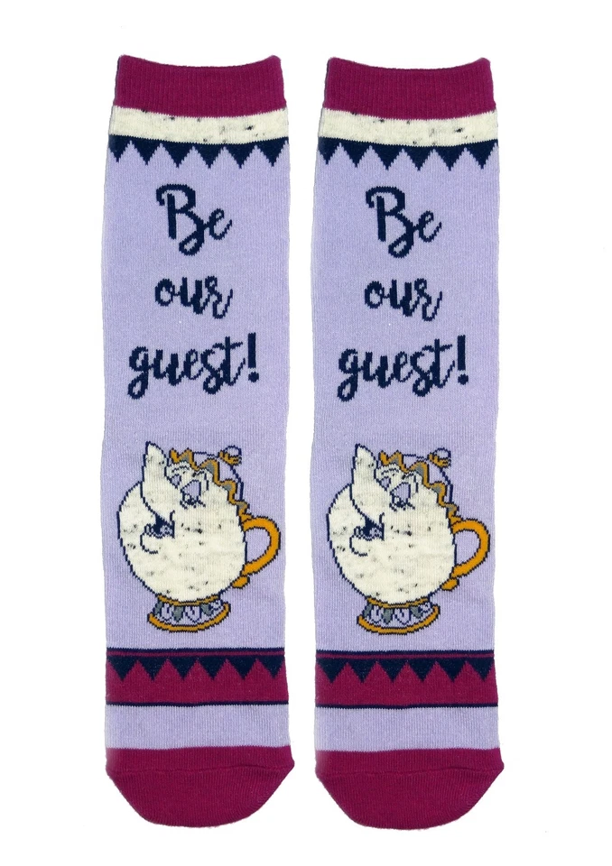 Disney La Bella y la Mejor Novedad Calcetines Reino Unido 4-8 Bella Bestia Princesa Nuevos Navidad Foto 2 de 4