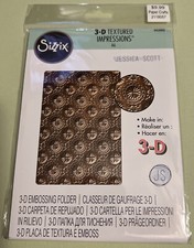 Blossom Sizzix 3-D Textured Impressions A6 Embossing Folder 665002 NEW