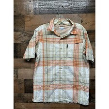 Columbia Omni-Shade Men's Short Sleeve Button Up Size Small