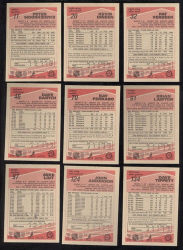 1989-90 OPC 89-90 O PEE CHEE NR-MINT MINT+ TEAM SET NHL HOCKEY CARDS SEE LIST - Picture 27 of 87