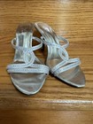 The Touch of Nina silver rhinestone shoes 7M