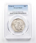 1946-D Walking Liberty Half Dollar MS65 PCGS *1196