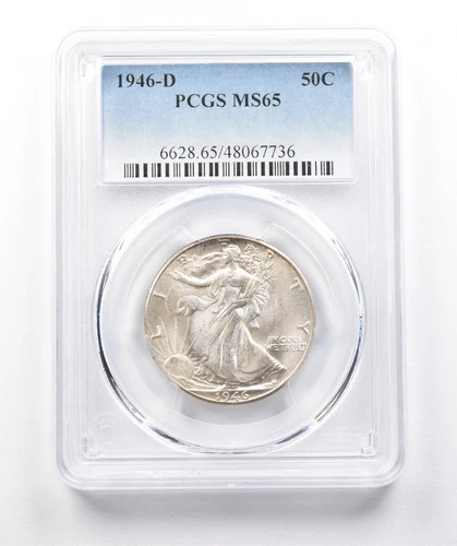 1946-D Walking Liberty Half Dollar MS65 PCGS *1196