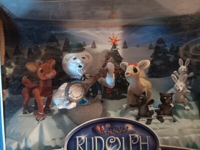Memory Rudolph Memory Lane - Rudolph Figurine Set New in Box - The Most Famous ...