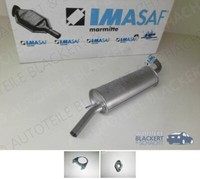 Imasaf Esd Auspuff Endtopf + Anbauteile FüR Citroen Visa 0.6 1978-1991