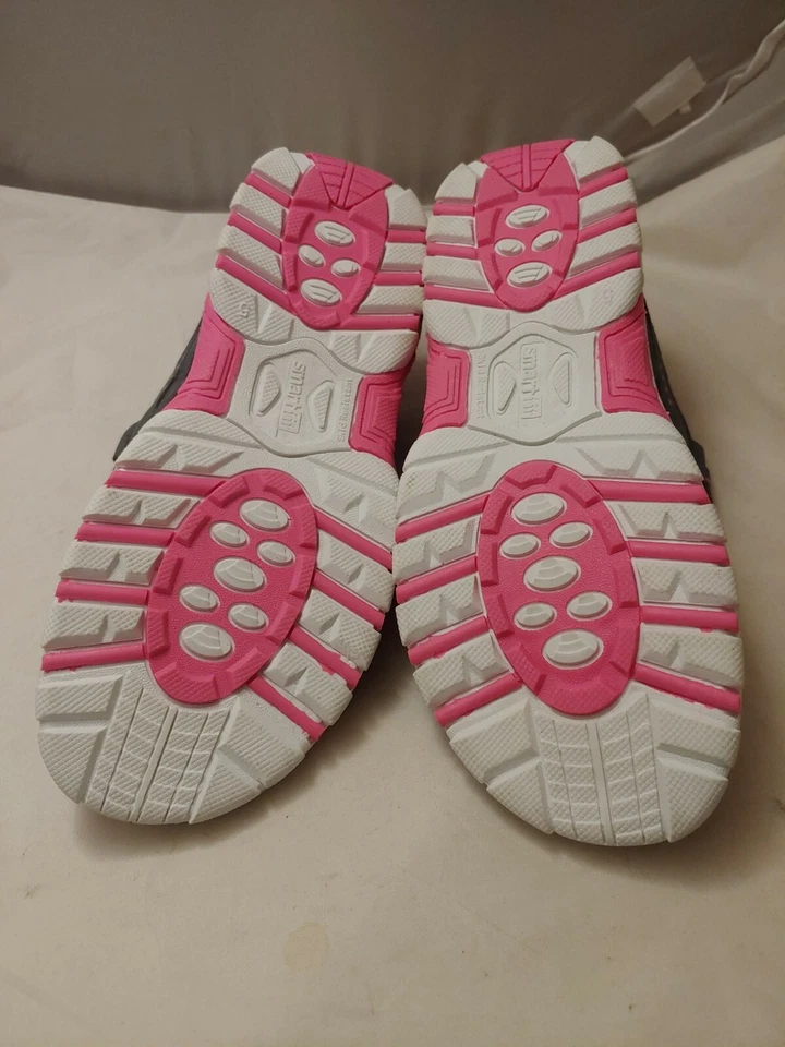 Smart Fit 粉色和灰色女式凉鞋 5 码状况良好 二手 — 第 2/4 张图片