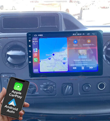 For 2009-2014 Ford E-250 E-350 Super Duty 10.1'' Carplay Radio Android Navigation