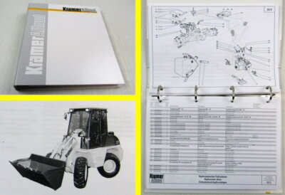 Kramer Allrad 721 Schaufellader Ersatzteilliste Spare parts list Catalogue de pi