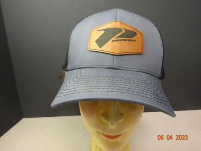 PHOENIX Bats Leather Patch Trucker Snapback, Mesh Back Permacurv Visor Hat