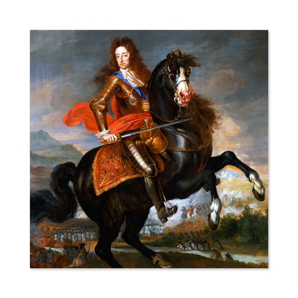 Anonymes PorträT Von KöNig Wilhelm Iii. Aus England GroßEr Druck 61X61 Cm-image