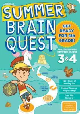 Summer Brain Quest: Between Grades 3 & 4 - Paperback - GOOD