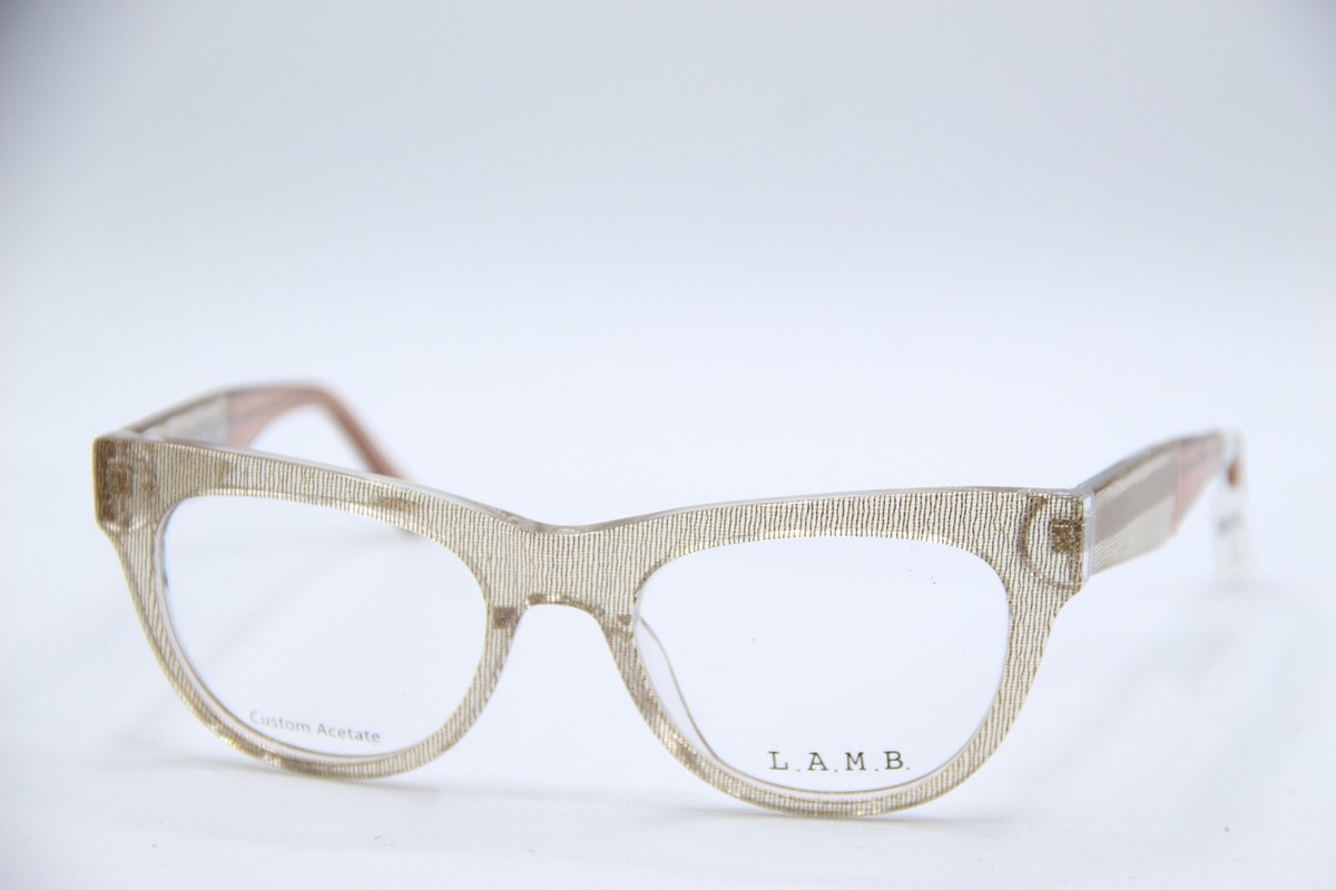 NEW L.A.M.B. LAMB LA067 GOLD CRYSTAL B:40 AUTHENTIC DESIGNER