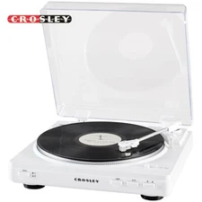 Crosley T400D Component 2-Speed Bluetooth Turntable - White T400D-WH