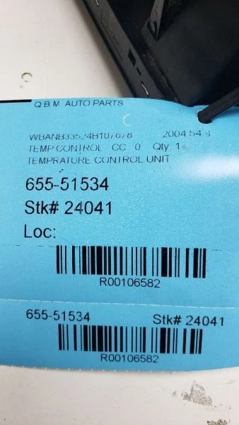 BMW 545I 2004 unidad de control de temperatura Foto 4 de 4