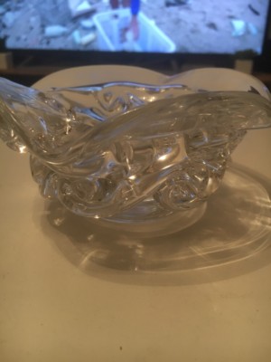 ANCIEN BOCAL POT en verre epais pour deco EUR 10,00 - FR