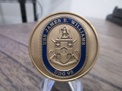 USN USS James E. Williams DDG-95 Challenge Coin #488E