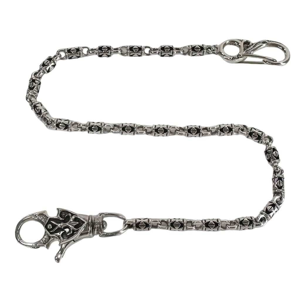 【Rosen Kreuz】heavy overlap wallet chain Rosen Kreuz】fold over wallet chain | OUR BRAND,Rosen Kreuz