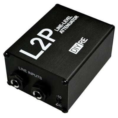 L2P Passive Stereo Line Attenuator Box | Selectable -10dB or -30dB Pads