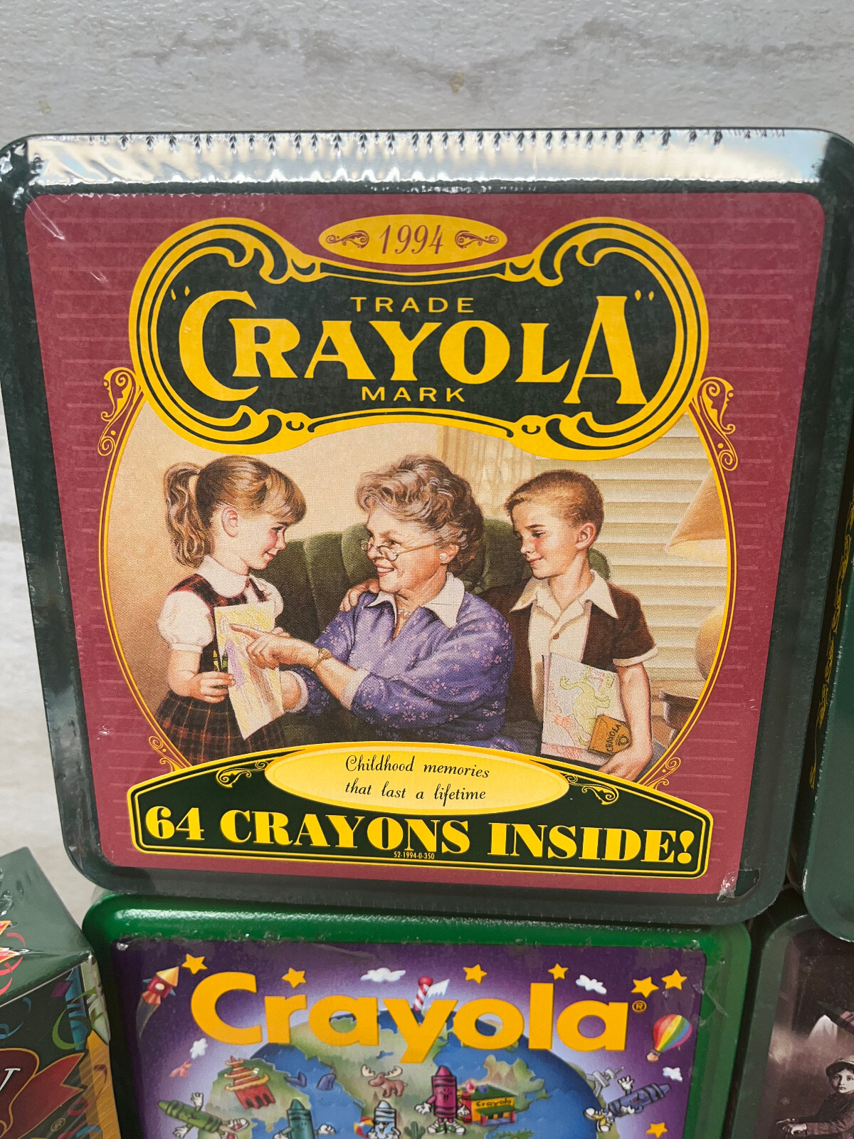 Lot Of 6 New Collectable Crayola Crayons Special Edition Birthday 90
