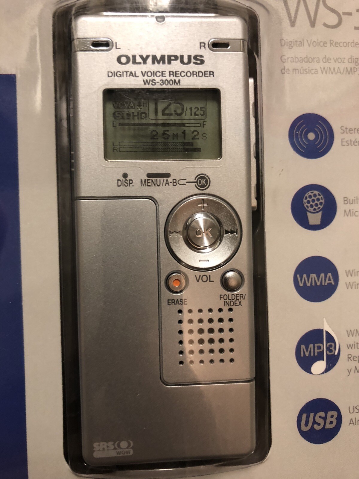 Olympus Ws300m Digital Voice Recorder & Mp3 Player for sale online eBay