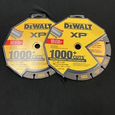 2 - DeWalt XP DW4770M Metal Cutting Wheels XP 7" D X 7/8" Diamond Arbor NEW