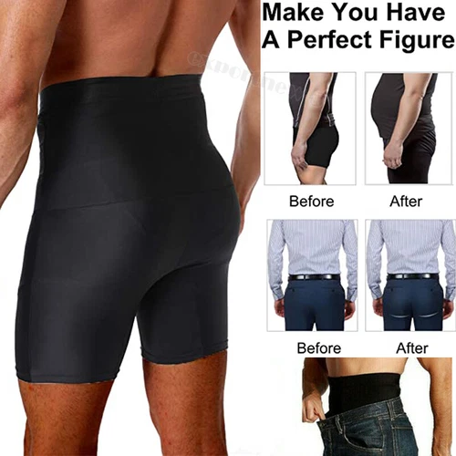 Men Faja Colombiana para Hombre High Waist Stomach Shaper Shapewear Boxer Briefs - Picture 6 of 29