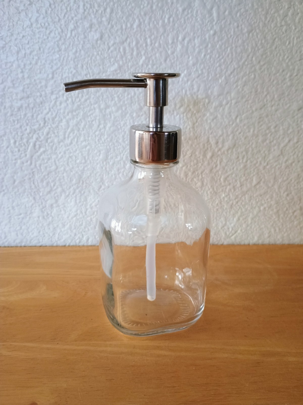 Glass And Metal Soap Dispenser New For Hand Soap Or Dish Soap