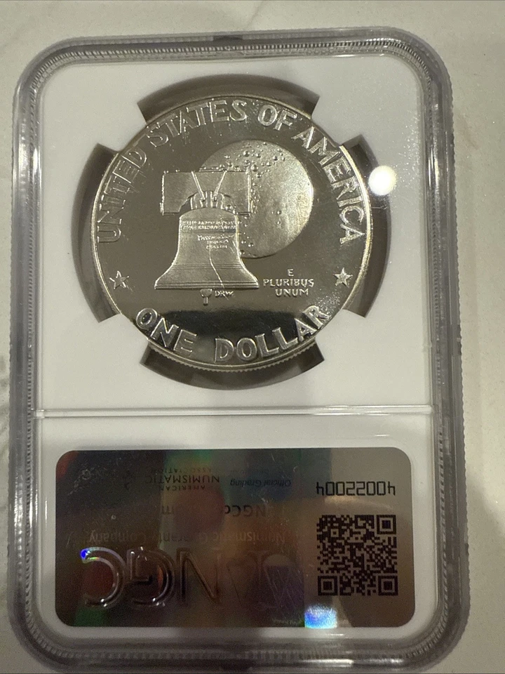 1776 1976 S $1 NGC PF68 Proof Silver Eisenhower Dollar Bicentennial Ike - Image 3 of 3