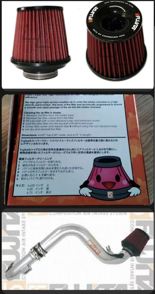 NUEVO admisión de aire Fujita 02-05 Subaru wrx Sti Foto 3 de 3