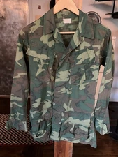 Vintage Vietnam Camouflage Ripstop Jungle Jacket Size XS