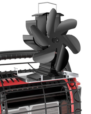 #ad Signstek Wood Stove FanHeat Powered Heater Fan with Hook for small Black $43.95