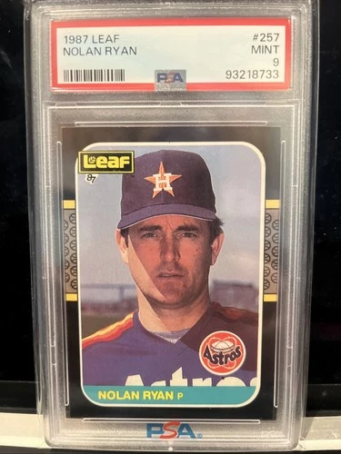1987 Leaf Nolan Ryan #257 PSA 9 *Centered*