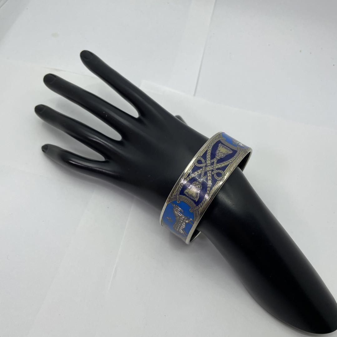 Vintage Hermes 331 Green Bangle Excellent Condition No Box Authentic