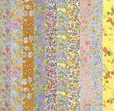 5-10 Piece Bundle Liberty Fabric Tana Lawn (Yellows)